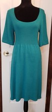 Spense Sweater Dress Size Large Acrylic Wool Knit 3/4 Balloon Sleeve
