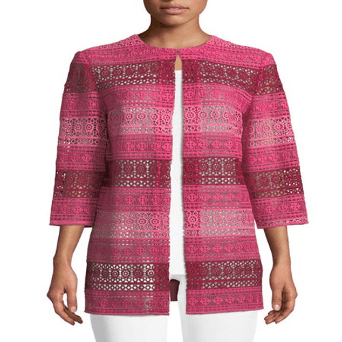 Misook | Azalea Crochet Jacket Size S