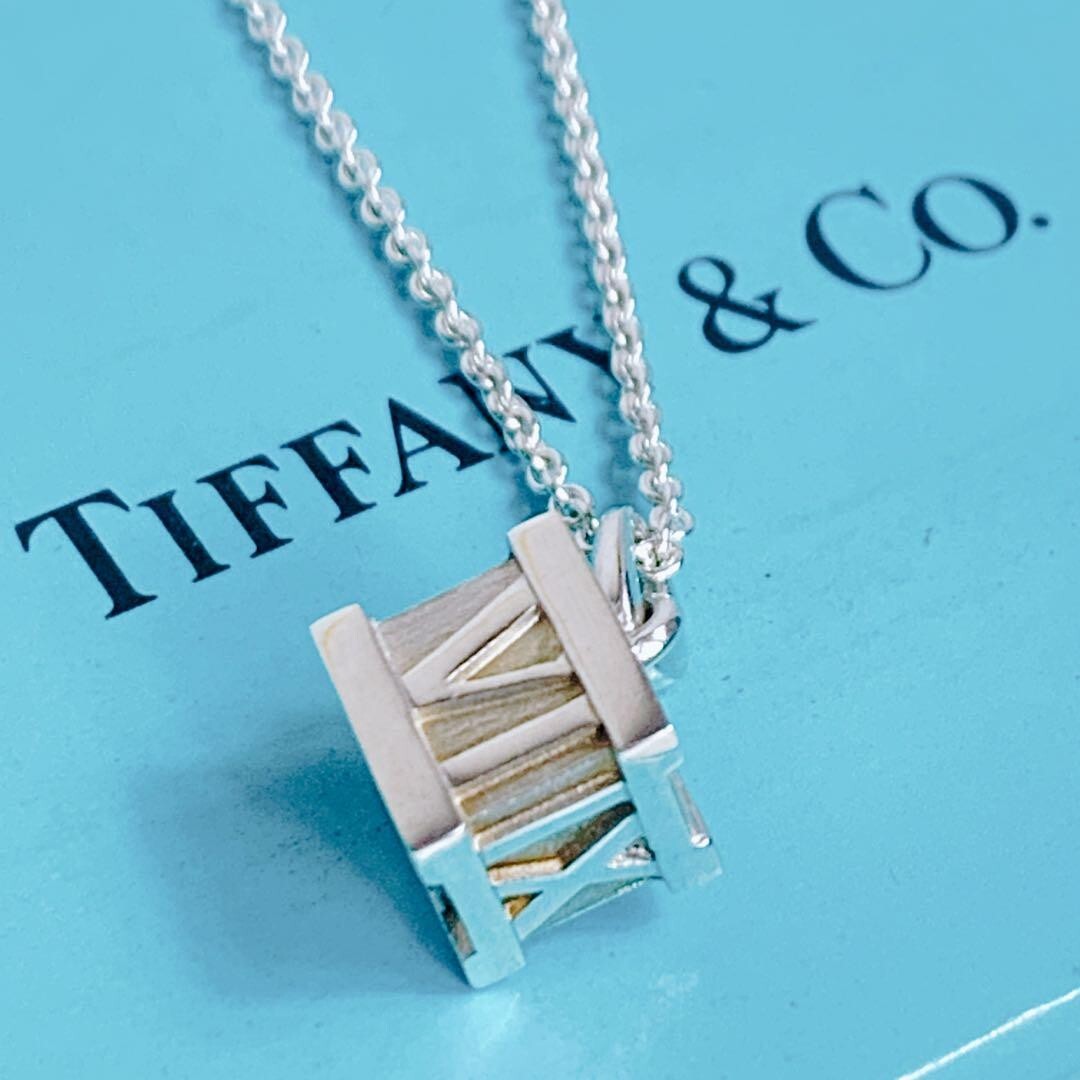 Tiffany & Co.] Tiffany Atlas Cube Necklace with box | eBay