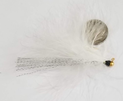 Erie Dearie Marabou Jigs 1/64 Oz Gamefish Killer Crappie Panfish Bluegill Lure - Picture 12 of 24