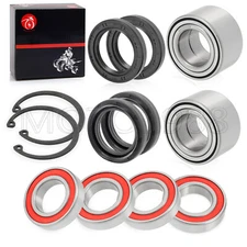 Front Rear Wheel Bearing Seals  For YAMAHA Big Bear 400 YFM400FB 4x4 2007 - 2012