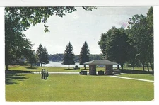 MI Postcard View Of City Park - Harbor Springs, Michigan 1960s vintage 10