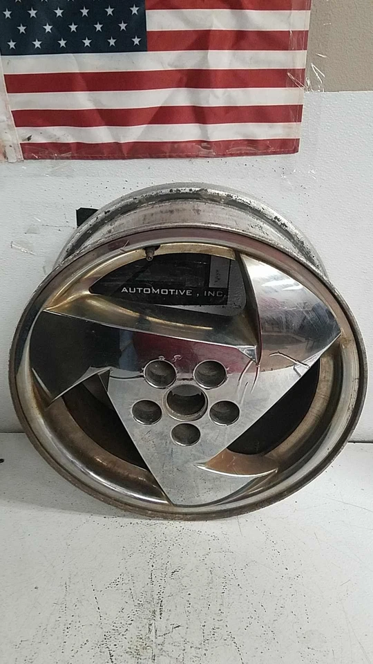 03-05 PONTIAC SUNFIRE WHEEL RIM 16x6 5 LUG 100mm 3 DIRECTIONAL SPOKE SILVER OEM - Image 4 of 4
