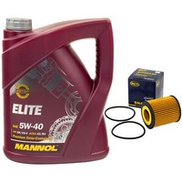 MotoröL Set 5W40 5 Liter + ÖLfilter SH 4043 P FüR Cadillac BLS Opel Vectra C 1.9