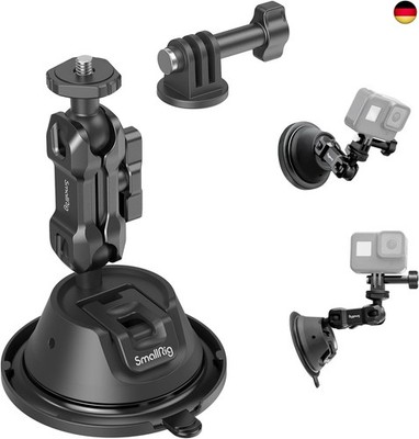 SMALLRIG Suction Cup Mount Doppelschicht-Saugnapfhalterung für GoPro Hero 