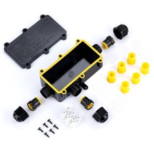 3-way L junction box watertight IP68, Fast, secure cable distribution, for cable