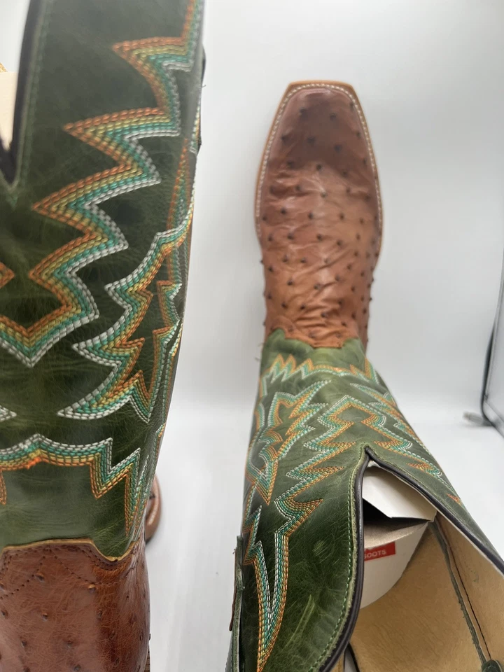 Puntera Dubai Avestruz Genuina Talla 11EE Color Coñac Tony Lama Foto 4 de 4