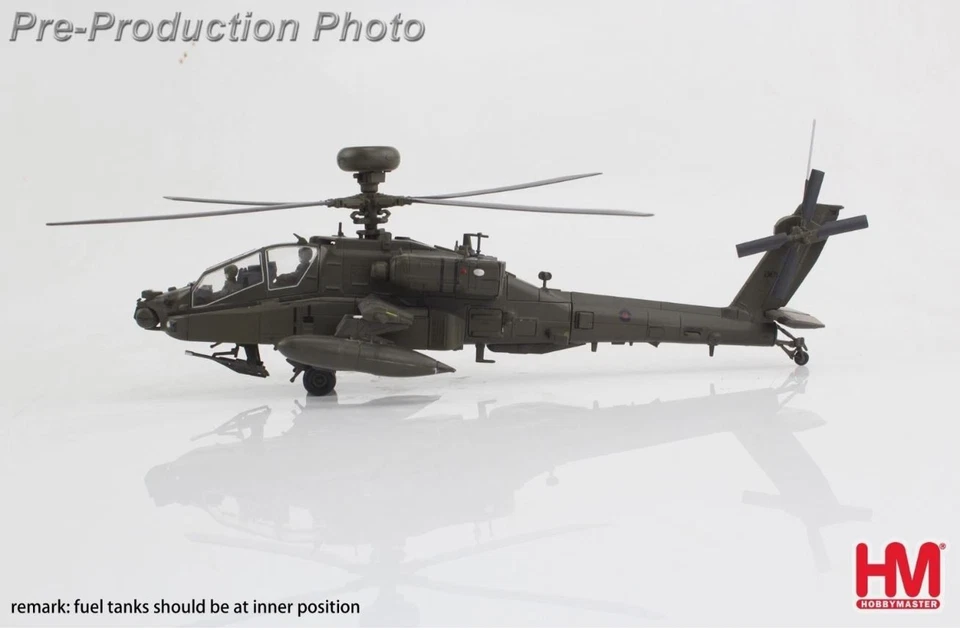 HOBBY MASTER HH1220  1/72 AH-64E Apache Echo Army Air Corps Middle Wallop - Image 2 of 4