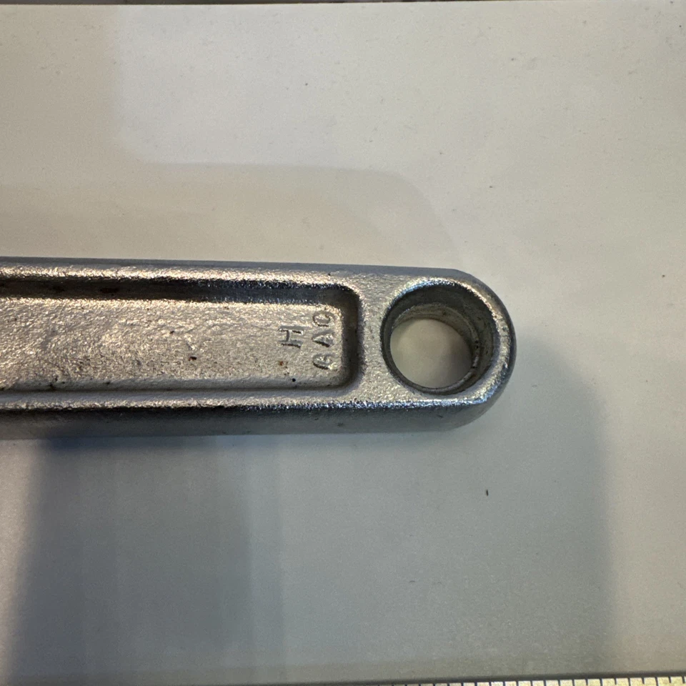 Llave Media Luna La Original Desde 1907 Marca USA 15" 15 Pulgadas 1 11/16" Capacidad Foto 4 de 4