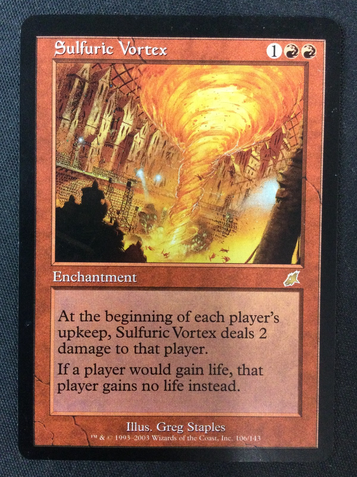 MTG Scourge #106 Sulfuric Vortex LP