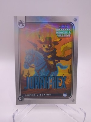 Jonah Hex Flash Edition Pokemon Pikachu Heroes And Villains Card No. 131