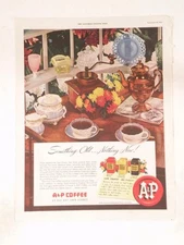 Magazine Ad* - 1950 - A&P Coffee - (Rockingham China)