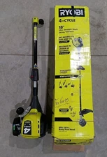 Ryobi RY4CSS 4-Cycle 30cc Attachment Capable Straight Shaft Gas Trimmer - BROKEN