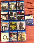 13 Disk LOT-PS4-ASSASSIN CREED UNITY,STAR WARS BATTLEFRONT, WOLFENSTEIN, +MORE