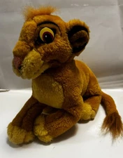Vintage Disney Lion King Simba 14” Plush Stuffed Toy EUC Rare HTF Fast Shipping