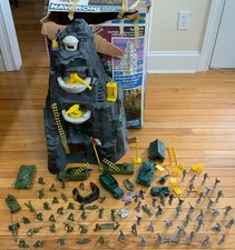 Marx Navarone Military Playset Army Men Vehicles Tanks Half Tracks Landing Craft