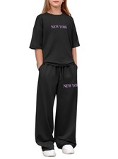 Girls 2 Piece Outfits Fashion Tracksuits 3/4 Sleeve Sweatshirts and Loose Cas...