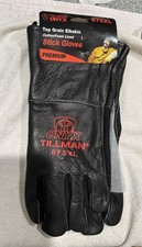 Tillman Black Onyx 875 Top Grain Elkskin Stick Welding Gloves X-Large