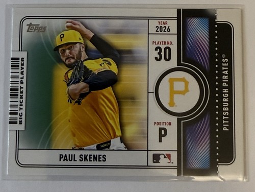 2026 Topps Series 1 Paul Skenes Base (RAW)