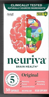 Neuriva Brain Health 5, 3 boxes, Original, 90 capsules, 5 Indicators, new