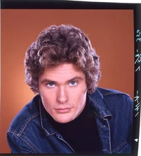 David Hasselhoff Young & Restless Photo Shoot Original 2.25 x 2.25 Transparency