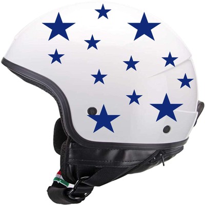 Kit 74 Aufkleber Stern Helm Motorrad Auto Tank Koffer Farbe wählen Code 1776