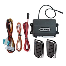 BANVIE Car Keyless Entry System, Car Central Power Door Lock with 4 Button Re...