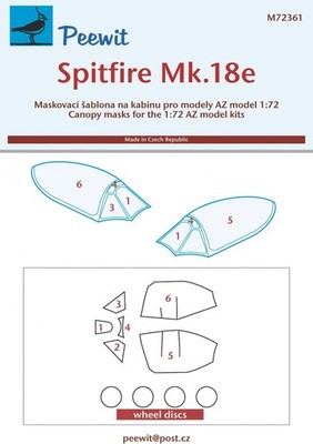 Spitfire Mk.18e (designed to be used with AZ model kits) / 1:72
