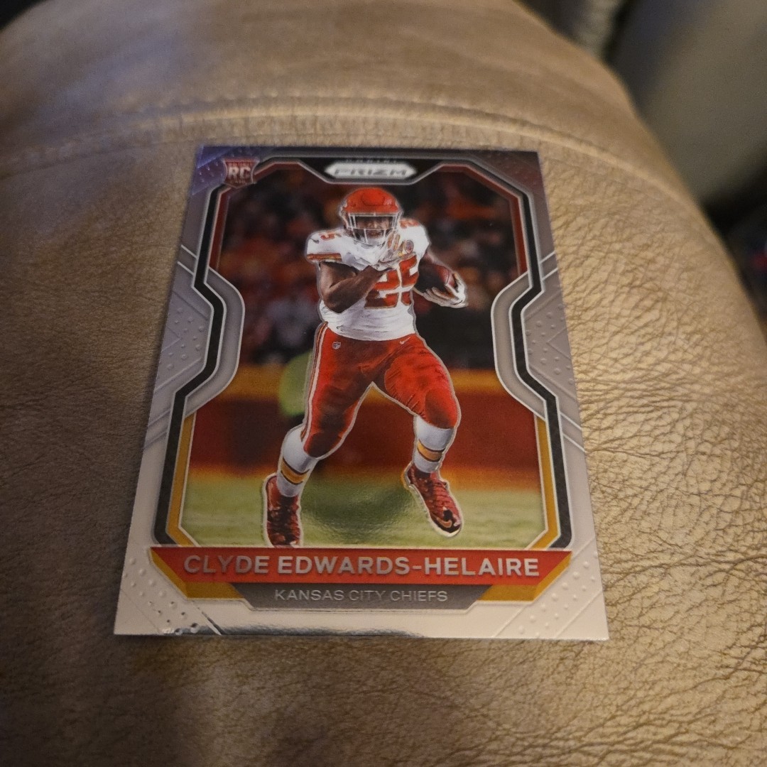 2020 Panini Prizm Clyde Edwards-Helaire RC Kansas City Chiefs Rookie #328