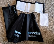 BRONCOLOR 60x60 CM 2X2' SOFTBOX COMPLETE WITH CASE- NEW"