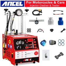 Fuel Injector Cleaner Tester For Motorcycle Car EFI/MPI/SFI Ultrasonic Cleaning