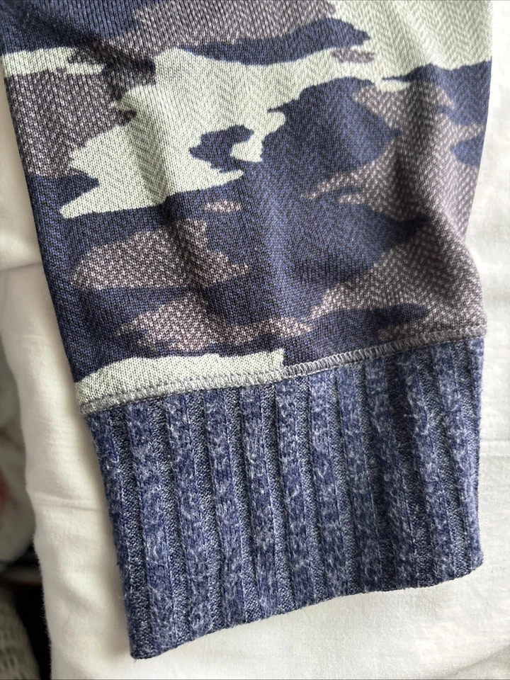 Pantalones de pijama camuflados CuddlDuds para dama talla L en gris marino como nuevo Foto 3 de 4