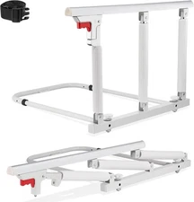 Bed Rails for Elderly Adults Foldable Rail Assist Safety for Seniors