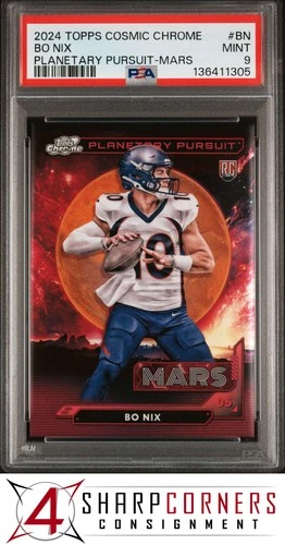 2024 TOPPS COSMIC CHROME PLANETARY PURSUIT MARS #BN BO NIX RC POP 4 PSA 9