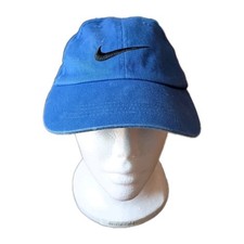 Nike Baseball Hat Youth Blue Adjustable Cap Embroidered Swoosh Sportswear Kids