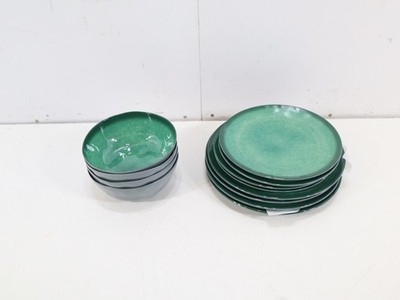 Brunner Midday Venetian Geschirr-Set 12-teilig grün Campinggeschirr