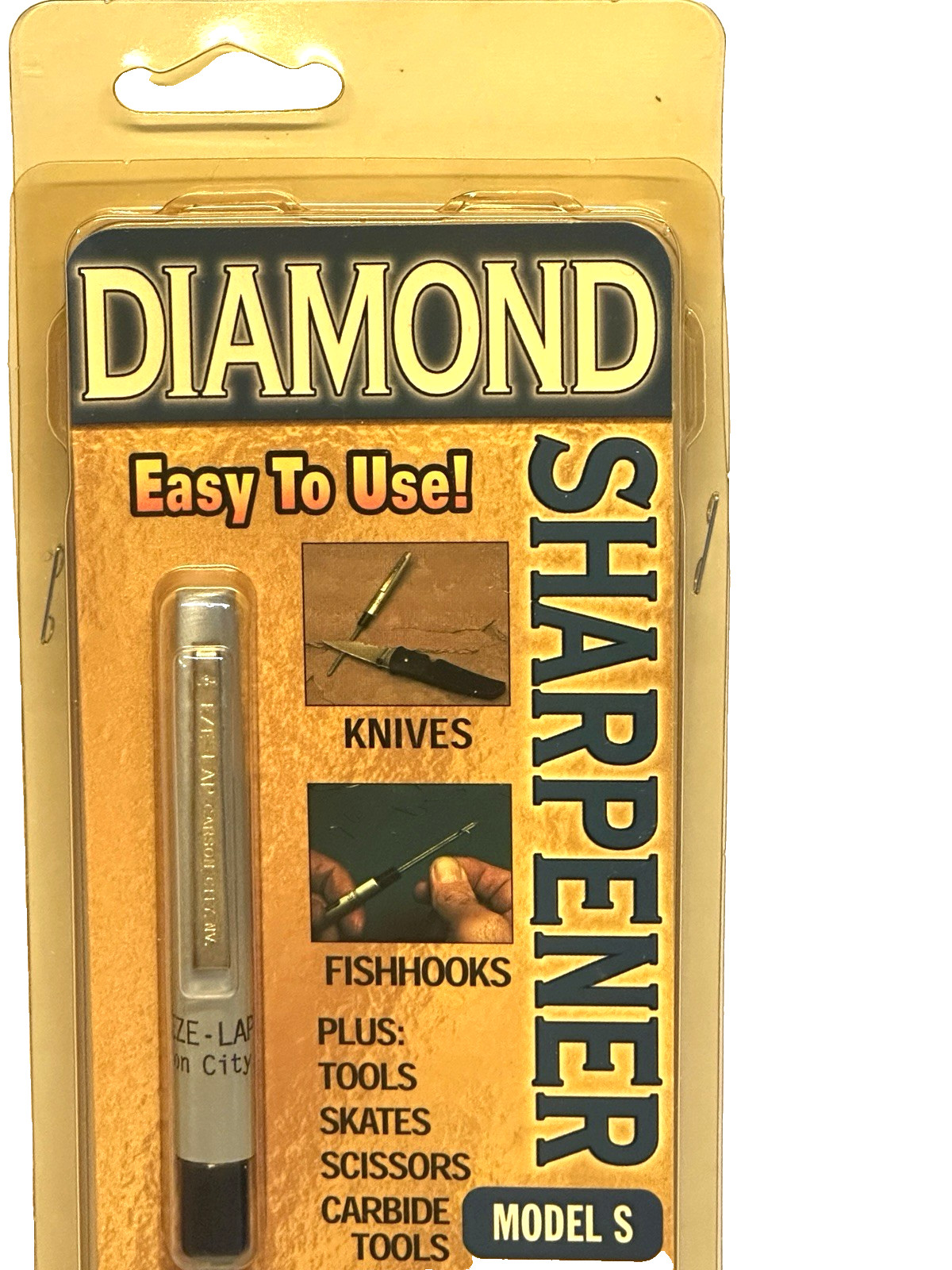 EZE-LAP LOT OF 5 Pocket Diamond Sharpeners 2.25" Model S USA NEW Package Blemish