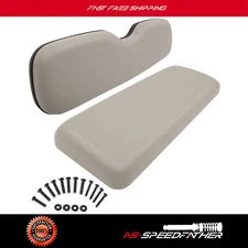 Rear Golf Cart Cushion Set For EZGO RXV GTW Golf Cart Rear Seat Kit Stone