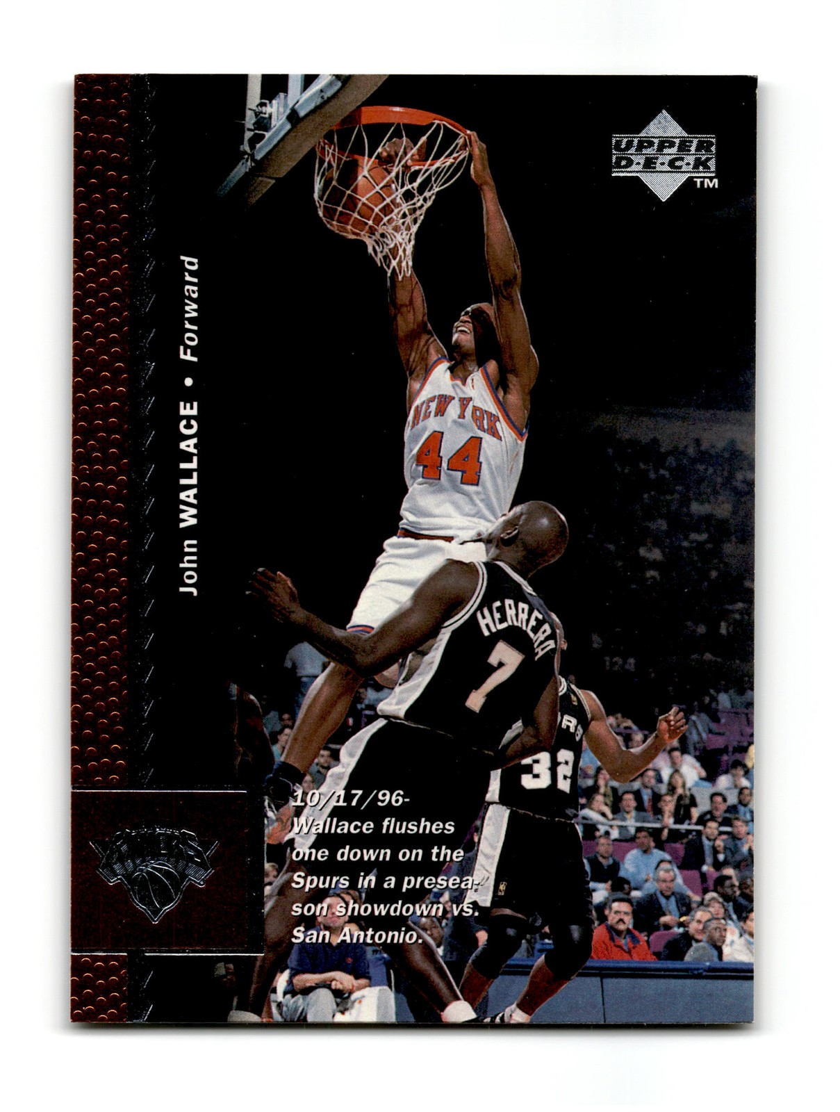 1996-97 Upper Deck #265 John Wallace ~ 07808