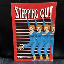 Stepping Out Theatre Souvenir Program By Richard Harris 1985 Vintage Book