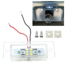 Universal Rear Roll Pan License Plate Light For Chevy Silverado Sierra Fleetside