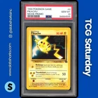 1999 POKEMON GAME PIKACHU #4 BLACK STAR PROMO PSA 10
