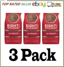 3 Pack - Eight O'Clock Ground Coffee, The Original, 40 oz.