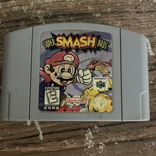 Super Smash Bros Nintendo 64 1997 Vintage Video Game Pak Cartridge
