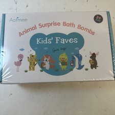Bath Bombs for Kids with Surprise Toys Inside-6 Pack Kids Faves Bath Bombs