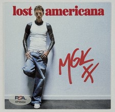 Machine Gun Kelly Americana CD & SIGNED Cover Photo Card Autographed PSA DNA COA