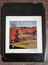 36 Original Country Hits Various Artists 8-Track Stereo Vol.1 1970s Country