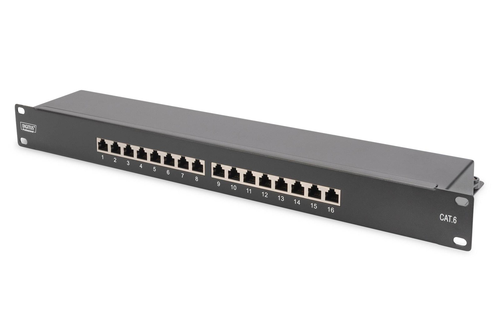 Digitus Nero Cat 6 Classe E Patch Panel, Accessori Per Server, - Immagine 3