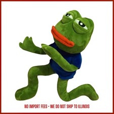 45CM Sad Frog Plush Toy Soft Stuffed Animal Pillow Kids Gift