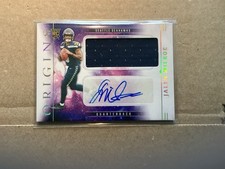 2025 Panini Origins Rookie Jumbo Patch Autographs Jalen Milroe #RJJ-JME (AU,MEM)